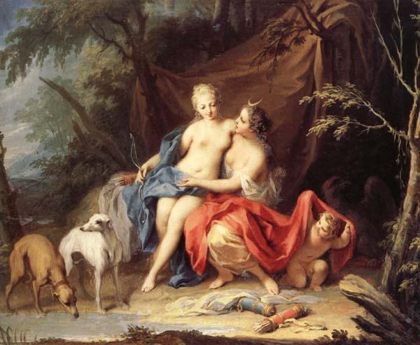 Jacopo Amigoni Jupiter and Callisto oil painting picture